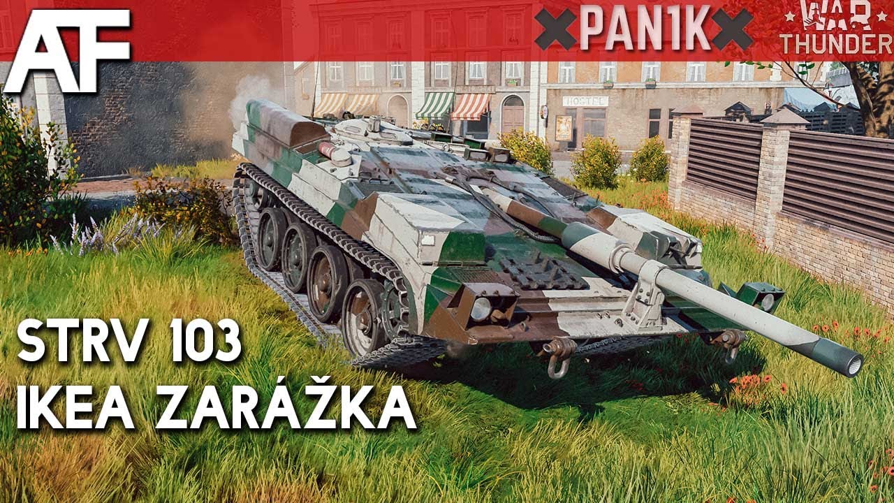 War Thunder - Stridsvagn Strv 103 Ikea zarážka | Tanky CZ/SK