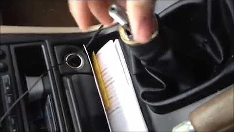 97 honda Accord Shift Knob Removal