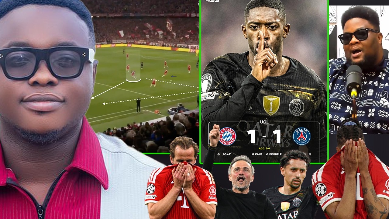 BAYERN MUNICH 1 PSG 1, GAME ANALYSIS..PSG TO FINAL TO FACE ARSENAL, WHAT HAPPENED, DEMBELE, KANE
