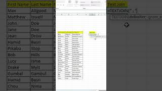 Join Text with a Separator! #excel #exceltips
