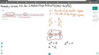 Geometry Lesson 4 A 36c 1 Quiz Solution Video Module 3 Topic A Quiz #2   MP2   Quiz #2 Exercise #10