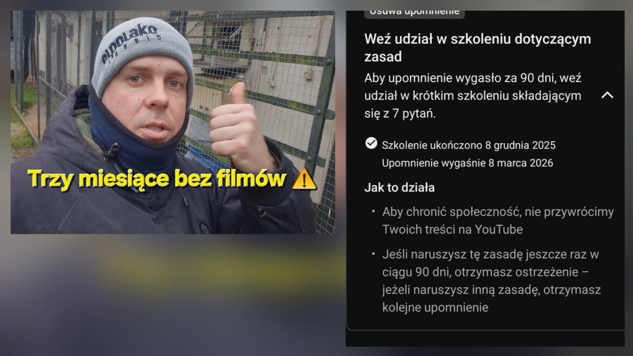 Dostałem upomnienie 3 miesiące 🫣🤬W moim wypadku to koniec ⚠️