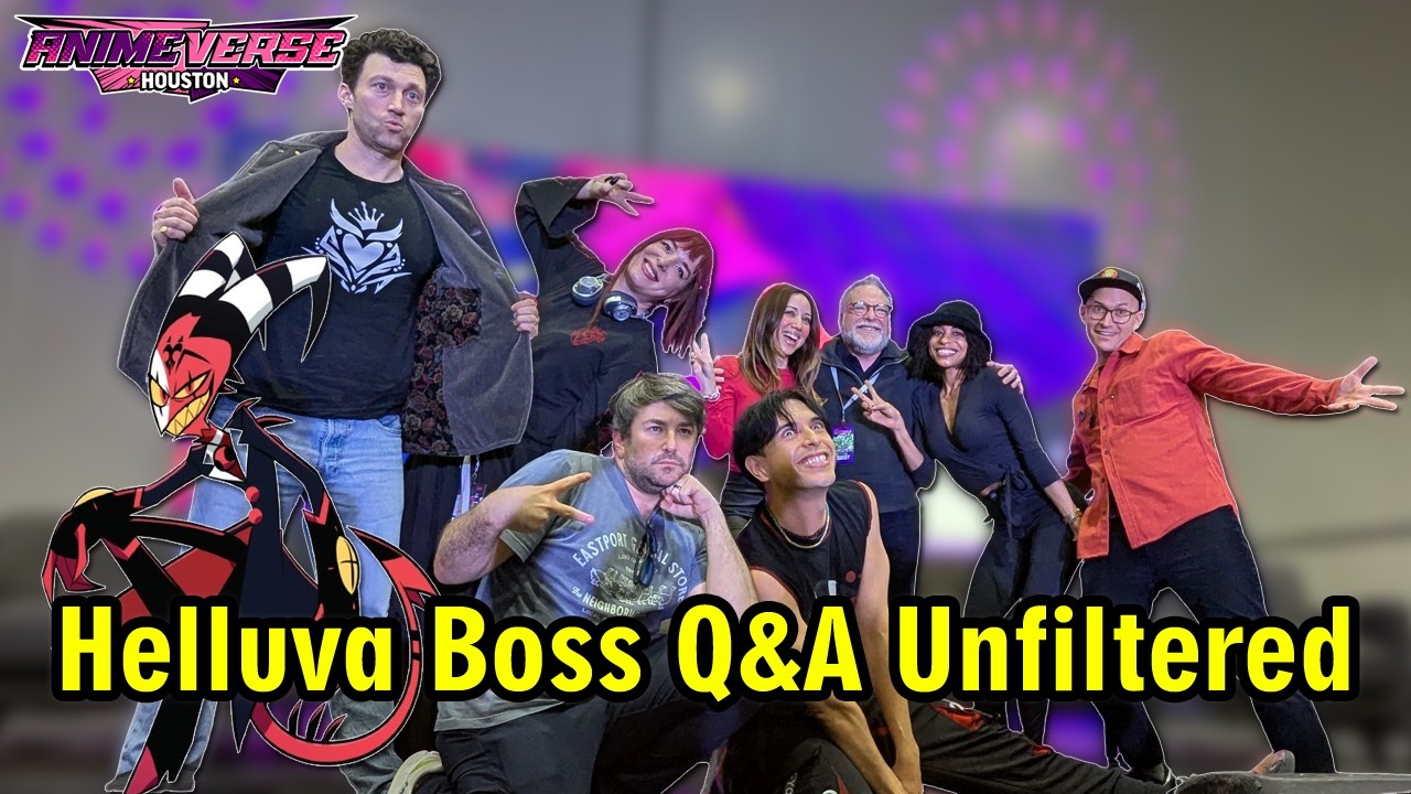 Helluva Boss Voice Actors Unfiltered Q&A | Brandon Rogers, Bryce Pinkham & Cast | Animeverse Houston