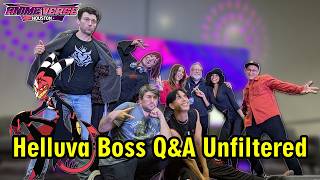 Helluva Boss Voice Actors Unfiltered Q&A | Brandon Rogers, Bryce Pinkham & Cast | Animeverse Houston