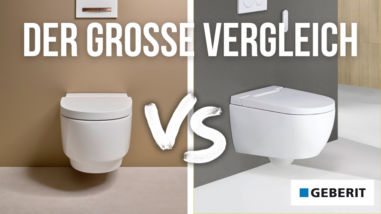 Geberit Dusch-WC Vergleich: Mera vs. Alba – Welches Modell passt besser zu Ihnen?