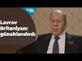 Lavrov: Kiyevi yalnız qərb məcbur edə bilər - Baku TV