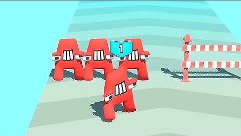 Merge Alphabet Lore Run - Gameplay Battle