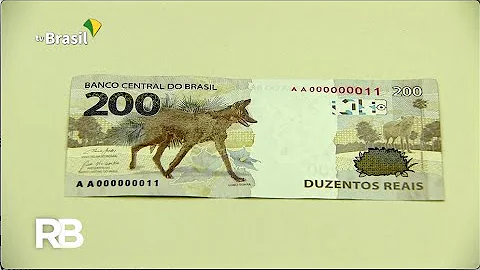 Como é a nota de R$ 200?