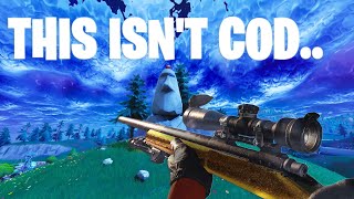 COD SNIPERS TRY FORTNITE SNIPING