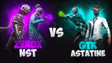 Astatine Back with GTK❓ Openly Match Making Against TGR NST & ZEROX 🥶 Garena Free Fire