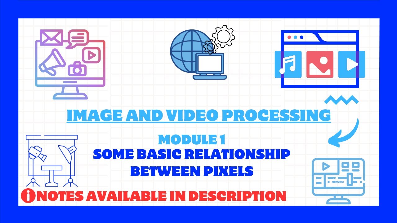 Some basic relationship between pixels | MODULE 1 | IVP - BSI515D VTU ...