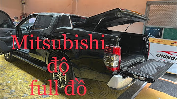 Mitsubishi Triton 2022 lắp màn androi 9’ , cam 360, gập gương điện, cảm biến áp suất lốp, lắp thùng