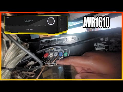 Harmon Kardon AVR1610 Audio Receiver Setup