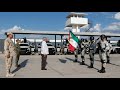 Inauguración de instalaciones de la Guardia Nacional, desde Ahumada, Chihuahua