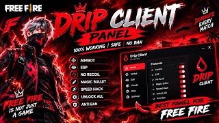 DRIP CLIENT APK MOD NEW UPDATE 2026🔥 | FREE FIRE MAX NON ROOT PANEL #freefire #gaming #ffviral screenshot 4
