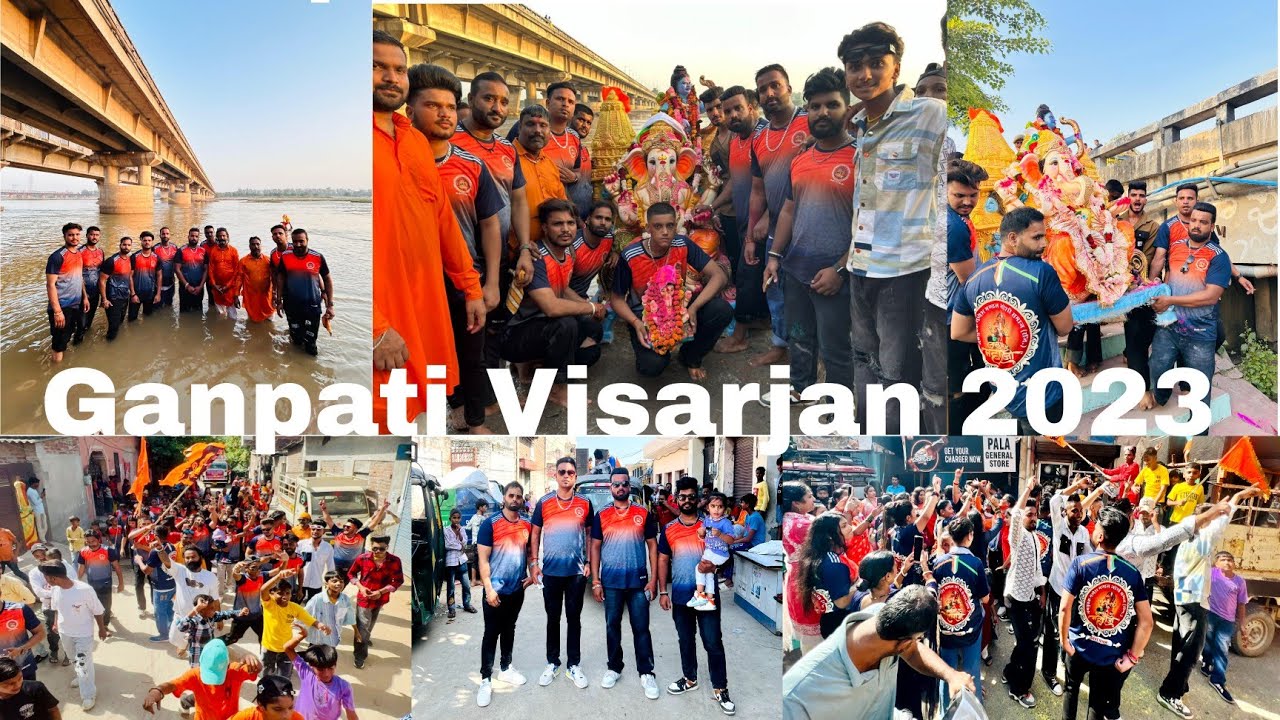 Ganpati Visarjan 2023 / Ganpati Sobha Yatra Amrik Nagar Jalandhar /Jalandhar Ka Maharaja Visarjan