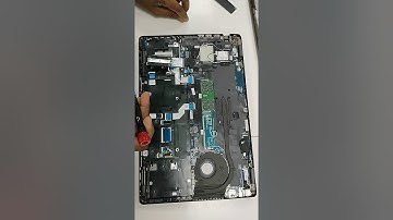 How to replace battery and SSD hard drive Dell latitude 5500 laptop