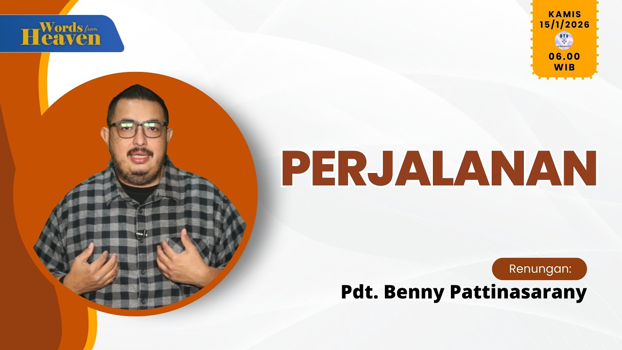 Perjalanan | Pdt. Benny Pattinasarany | Diaspora TV