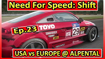 USA vs EUROPE ♦ Time Attack ♦ Need for Speed Shift -Ep23- AUDI TT 3.2 quattro ♦ RACE at ALPENTAL