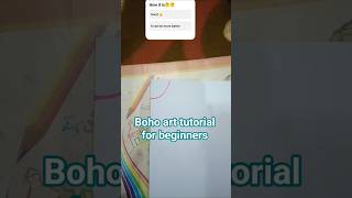 TRY this ❗🤯Boho art tutorials for beginners 🙃🤔 Subscribe for more