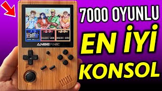 EFSANE!!! ANBERNIC RG351V Retro Arcade el oyun konsolu inceleme