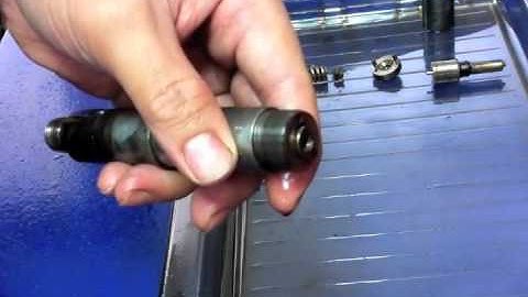 Scania Injector Disassembly