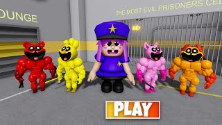 BABY POLLY COP ESCAPE Vs SMILLING CRITTERS - Walkthrough Full Gameplay #obby #roblox