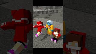 😱 JJ STOPPED TIME... But What Happened Next?! ⏳⚡ | MAIZEN Minecraft Animation #shorts