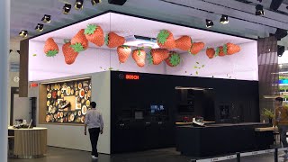 naked eye 3D LED screen Multimedia exhibition hall cool BOSCH SMGYCG home appliances