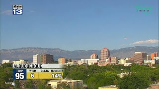 Record breaking heat moves into parts of New Mexico to start the workweek