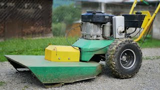 Shopmade Brush Mower in action