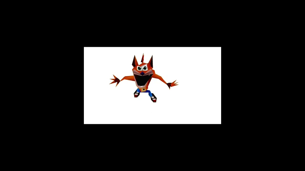 Crash Bandicoot Woah meme at different speeds 