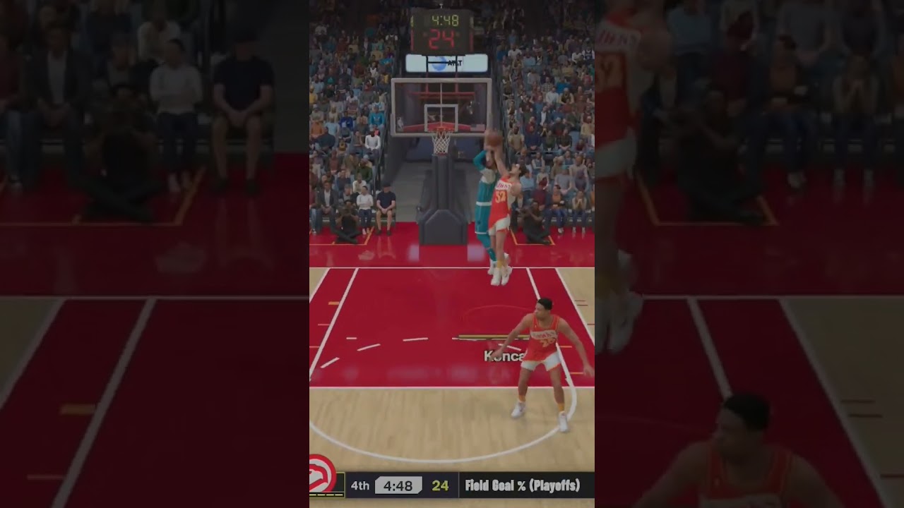 NBA 2K25 🏀 Jon Koncak Stops Alley Oop Slam Dunk