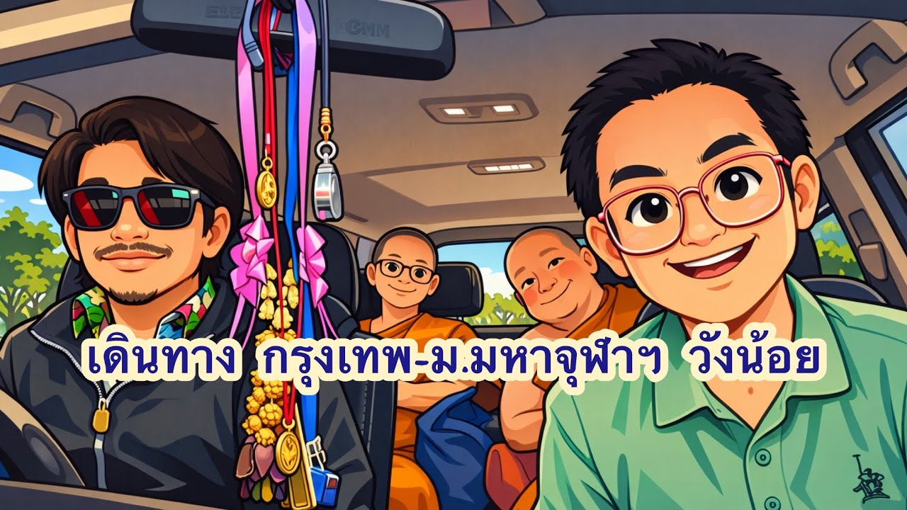 เดินทางกรุงเทพฯ-ม.มหาจุฬา อ.วังน้อย จ.พระนครศรีอยุธยา #บันทึกการเดินทาง #story 