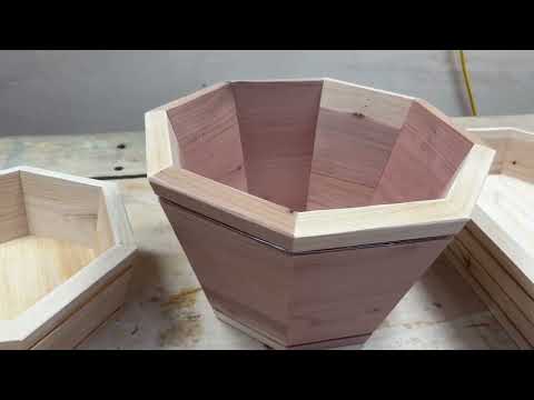 We made some planters! The full build video will be posted on YouTube soon!