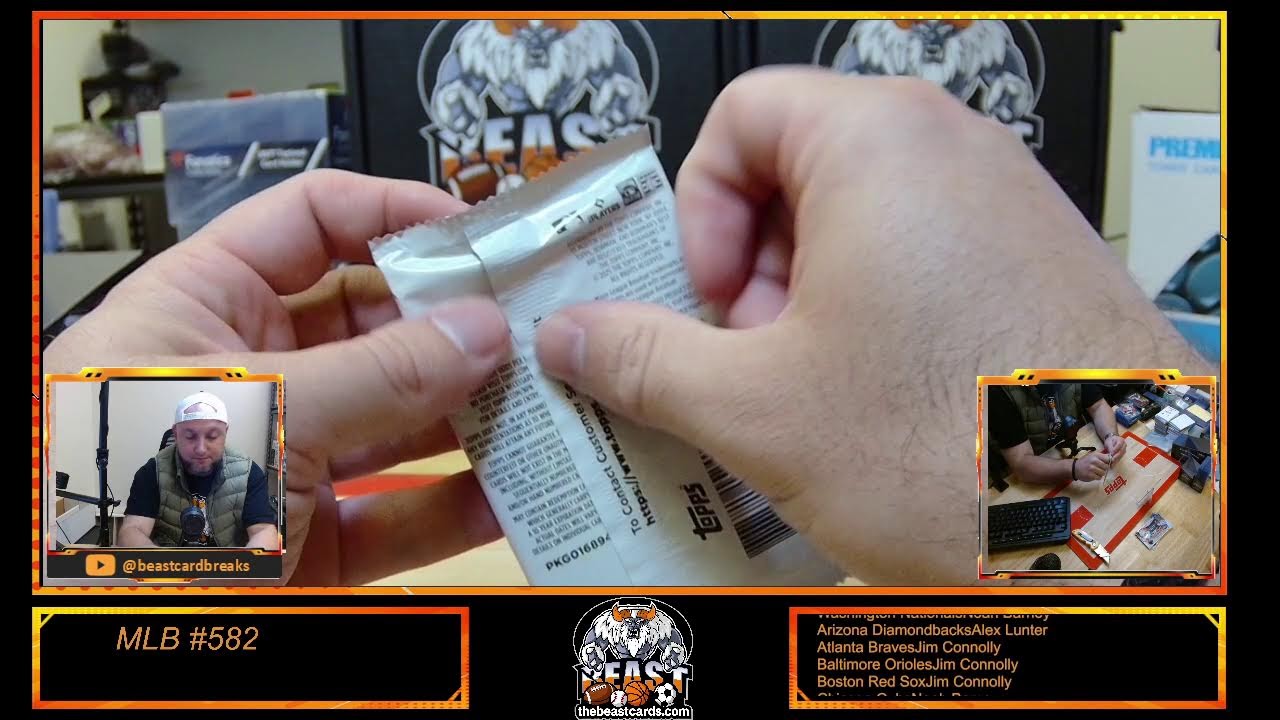 BEAST SPORTS CARD BREAKS MLB 582