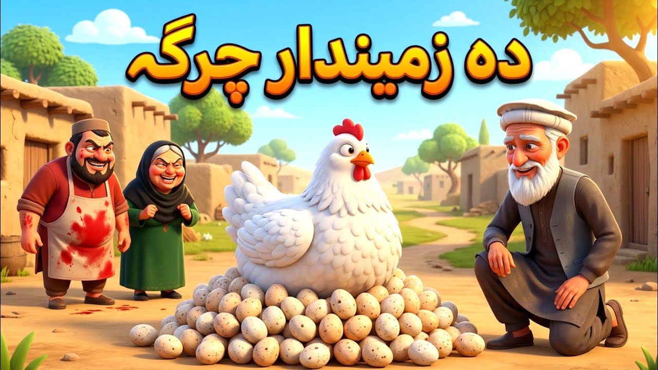 دہ زمیندار چرگہ 🐔 | The farmer's chicken |Pashto cartoon