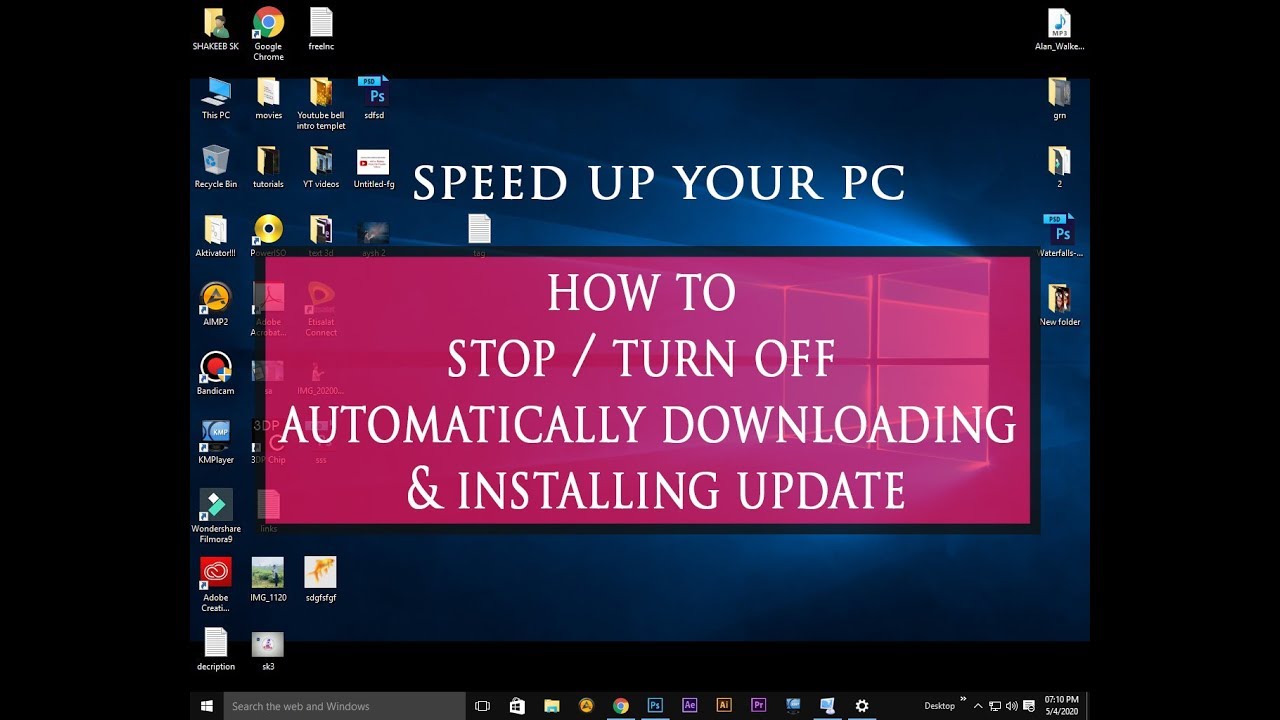 how to turn off software update how to turn off software update