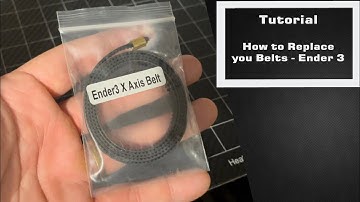 How to Change Ender 3 X-Axis Belt (TUTORIAL)