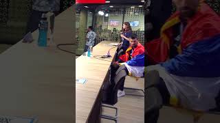 Thumbnail for “Brate, daj mi piće” Marko Đoković i Troicki upali na Novakovu konferenciju, nastao šou #olympics 🥇