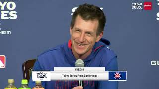 Cubs manager Craig Counsell's MLB Tokyo Series press conference