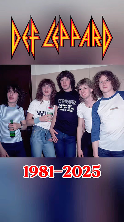 Def Leppard 1981-2025 #thenandnow #defleppard #nostalgia #music #rock #shorts #shortsfeed