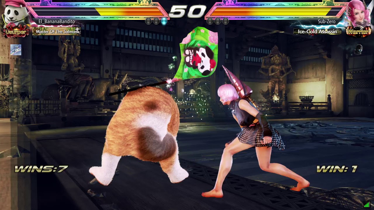 15th Dan Panda interrupting technique in Tekken 7. El_BananaBandito.