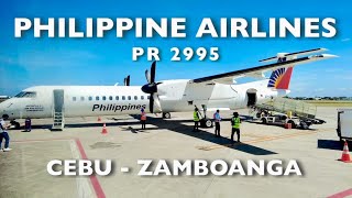 Philippine Airlines PR 2995 | Cebu - Zamboanga | Islands & Clouds Spotting | Airplane Ride