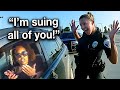 When Rebellious Karen Challenges the Cops — Until Reality Hits Hard  | Karen Arrested #444
