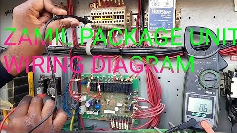 package a/c wiring diagram #digital l zamil package unit not working #l package unit not start #pac