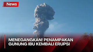 Detik-Detik Gunung Ibu di Maluku Utara Lontarkan Abu Vulkanik Setinggi 4.000 Meter