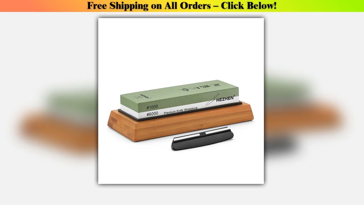 HEZHEN Kitchen Knife Sharpener Grinding Stone Diamond Sharpening Surface Whetstone Knife Kitchen