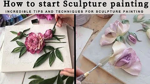 Basic Techniques Of Sculpture Painting| How To Start Sculpture Painting|Basics Of Sculpture Painting