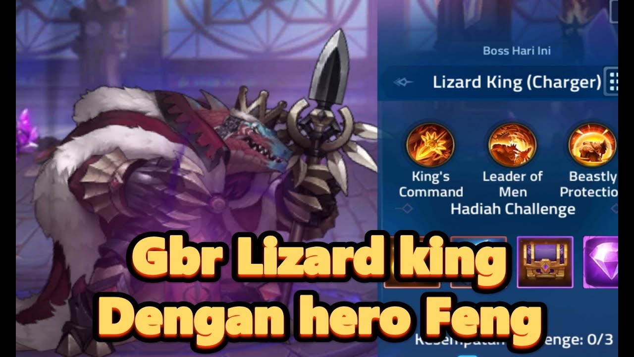 GBR Lizard King Mode Elit Dengan Hero Feng Mobile Legends Adventure gbr-lizard-king-mode-elit-dengan-hero-feng-mobile-legends-adventure